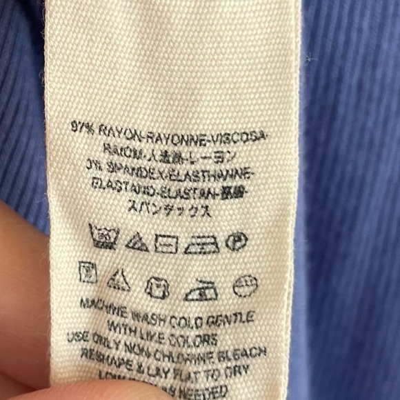 Free People Asymmetrical Grapevine Tunic, Periwinkle, Size XS - Picture 8 of 8